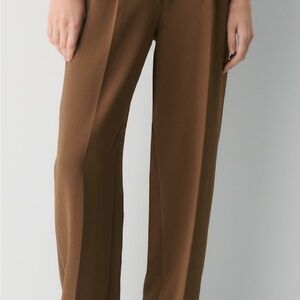 Aritzia Wilfred Classic Brown Women's Trousers